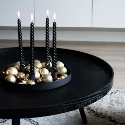 36 Kleine Weihnachtskugeln Hellgold, Aus Kunststoff