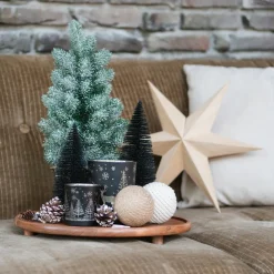 Akazienholz-Tablett Zur Dekoration