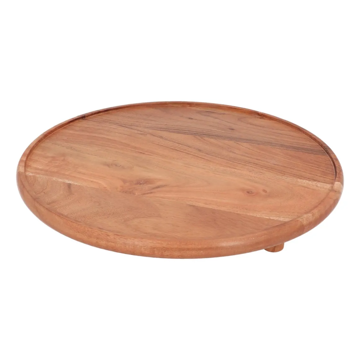 Akazienholz-Tablett Zur Dekoration