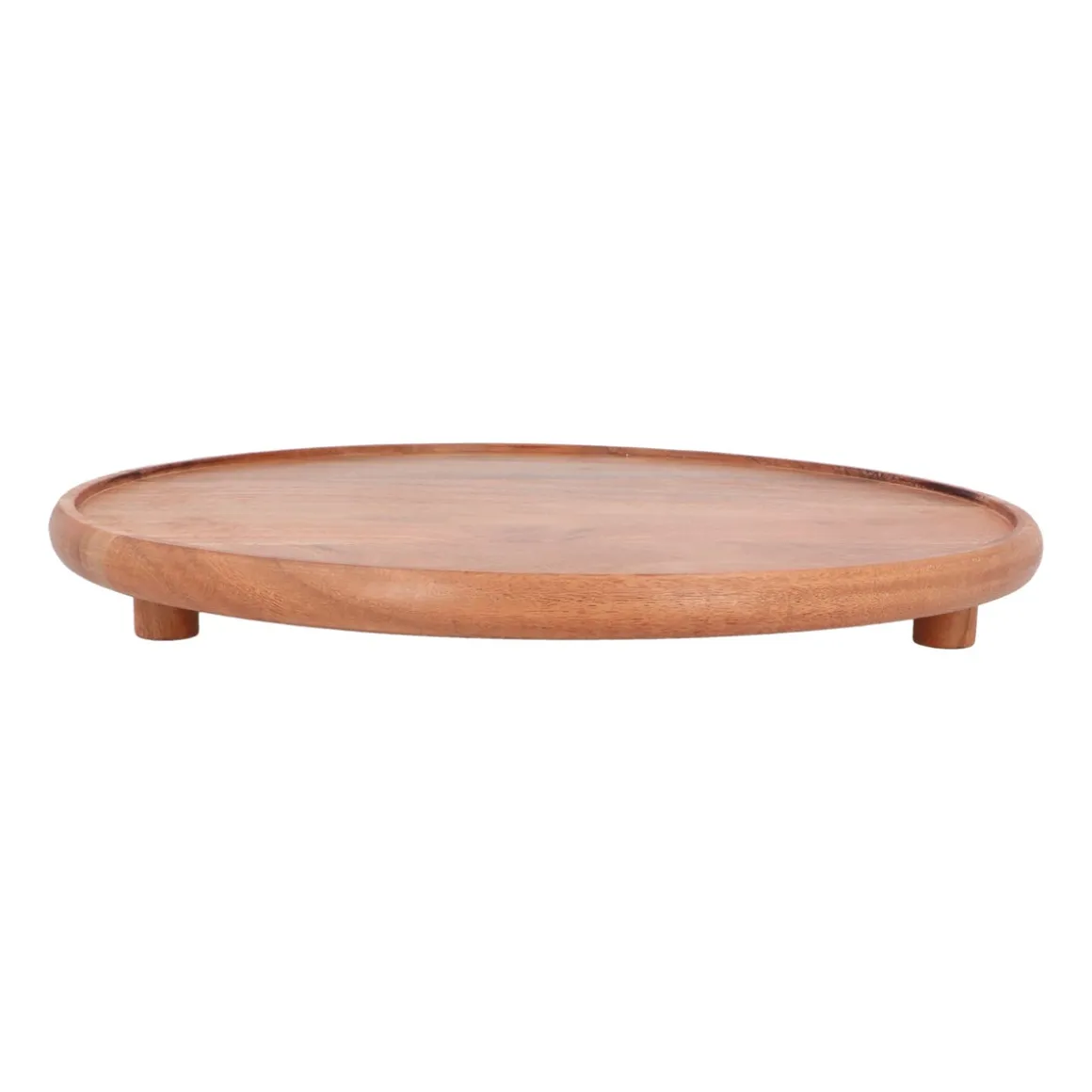 Akazienholz-Tablett Zur Dekoration