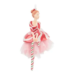 Anhänger Ballerina Mit Zuckerstange, Polyresin, 16 Cm