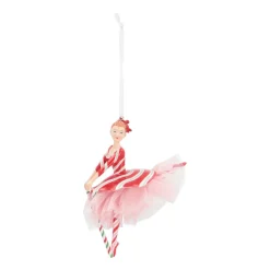 Anhänger Ballerina Mit Zuckerstange, Polyresin, 16 Cm