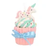 Anhänger Einhorn-Cupcake, Kunststoff, 11 Cm