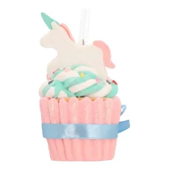 Anhänger Einhorn-Cupcake, Kunststoff, 11 Cm