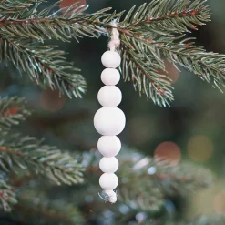 Anhänger Holz-Ornament, Natur, 12 Cm