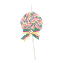 Anhänger Lutscher, Bunt, Modelliermasse, 16 Cm