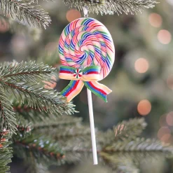 Anhänger Lutscher, Bunt, Modelliermasse, 16 Cm