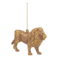 Anhänger Löwe, Gold, Kunststoff, 12 Cm