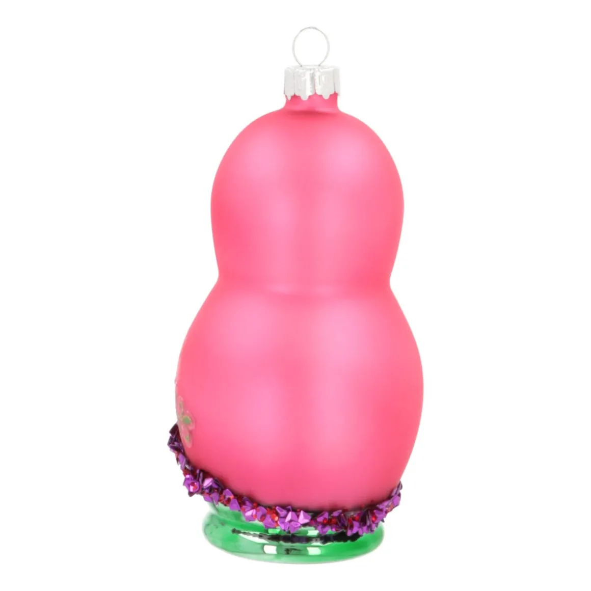 Anhänger Matrjoschka, Glas, 13 Cm