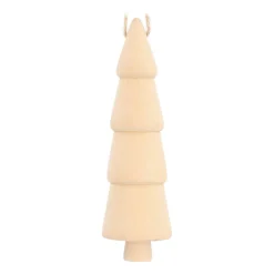 Anhänger Moderner Holz-Tannenbaum, Natur, 12 Cm