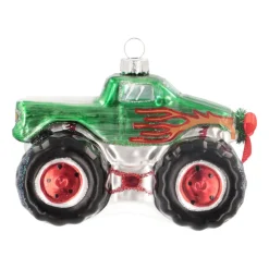 Anhänger Monstertruck, Glas, 11 Cm