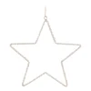 Anhänger Stern, Champagner, Metall, 14 Cm