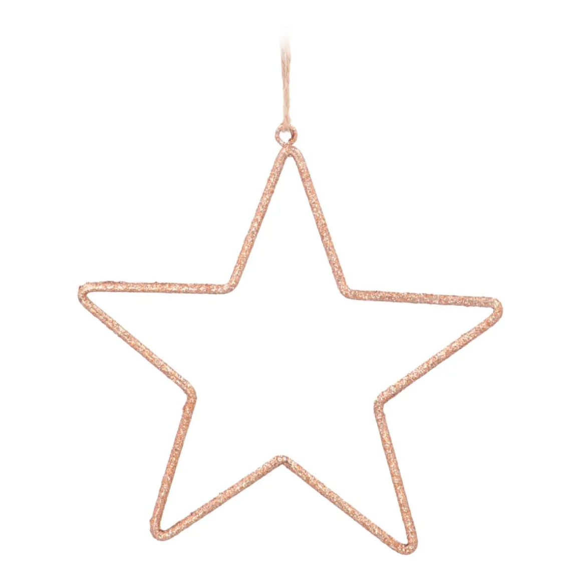 Anhänger Stern, Kupfer, Metall, 14 Cm