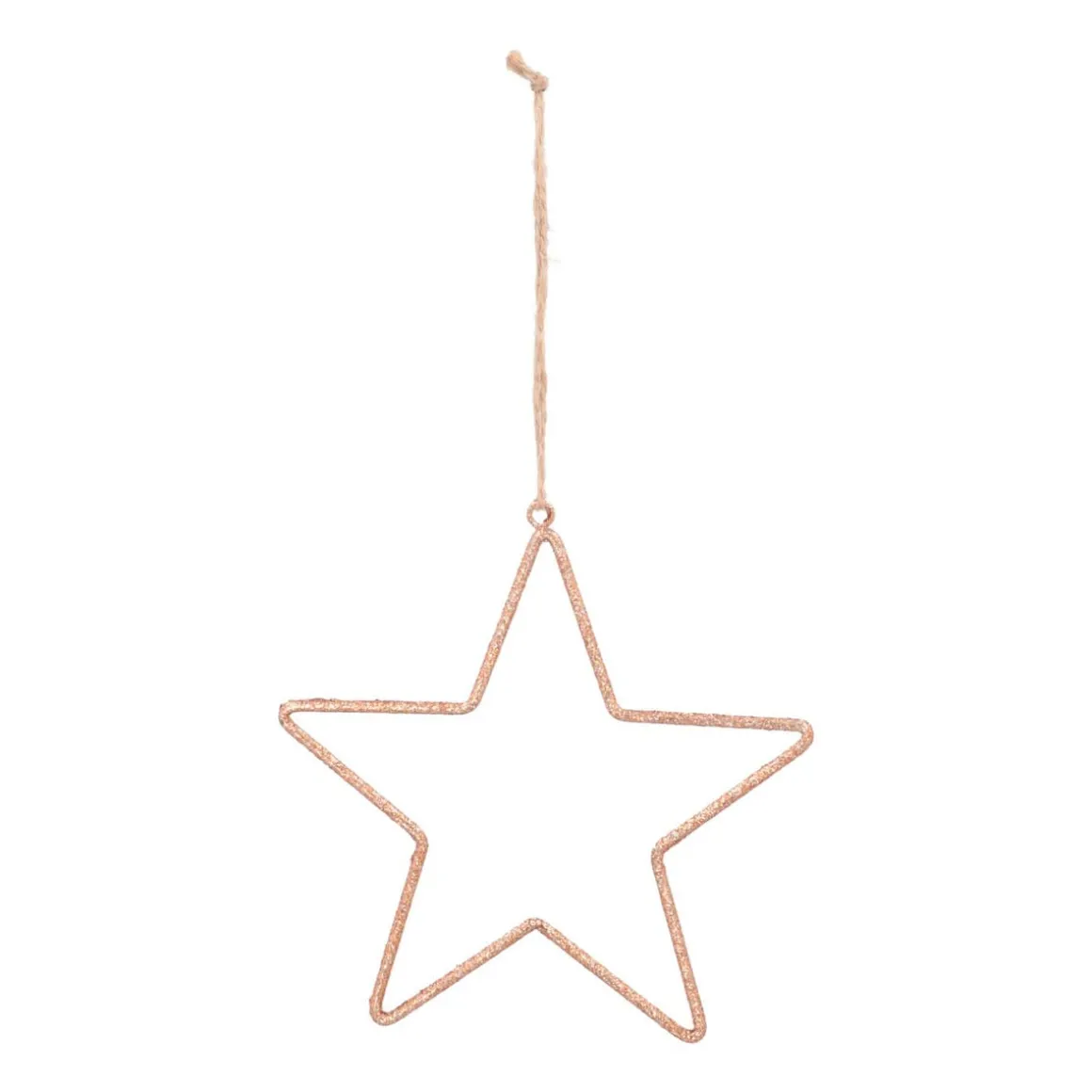 Anhänger Stern, Kupfer, Metall, 14 Cm