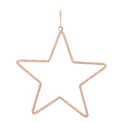 Anhänger Stern, Kupfer, Metall, 14 Cm