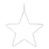 Anhänger Stern, Silber, Metall, 14 Cm