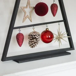 Anhänger Tannenzapfen Natürlich Mit Glitzer, 12 Cm