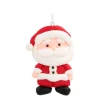 Anhänger Weihnachtsmann, Modelliermasse, 8,5 Cm