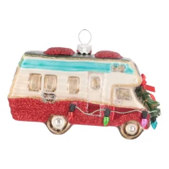 Anhänger Wohnmobil, Glas, 11cm