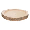 Baumscheibe Mit Aussparung, Holz, 28-30 Cm