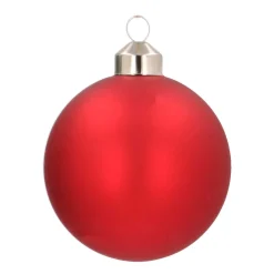 Besondere Weihnachtskugel „Merry F*cking Christmas“, Rot, Glas, 8 Cm