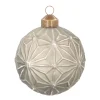 Besondere Weihnachtskugel Geometrisches Design, Cottage Green, Glas, 9