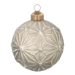 Besondere Weihnachtskugel Geometrisches Design, Cottage Green, Glas, 9