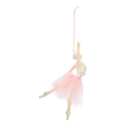 Besonderer Anhänger Ballettänzerin Mit Tutu Weiß, Aus Polyresin, 18 Cm