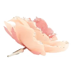 Blume Mit Clip Altrosa, Aus Kunststoff, 12 Cm