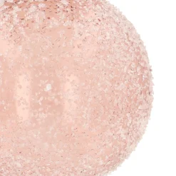 Braune Weihnachtskugel Mit Handgefertigten Kristalmuster