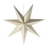 Champagnerfarbener Papierstern 75 Cm
