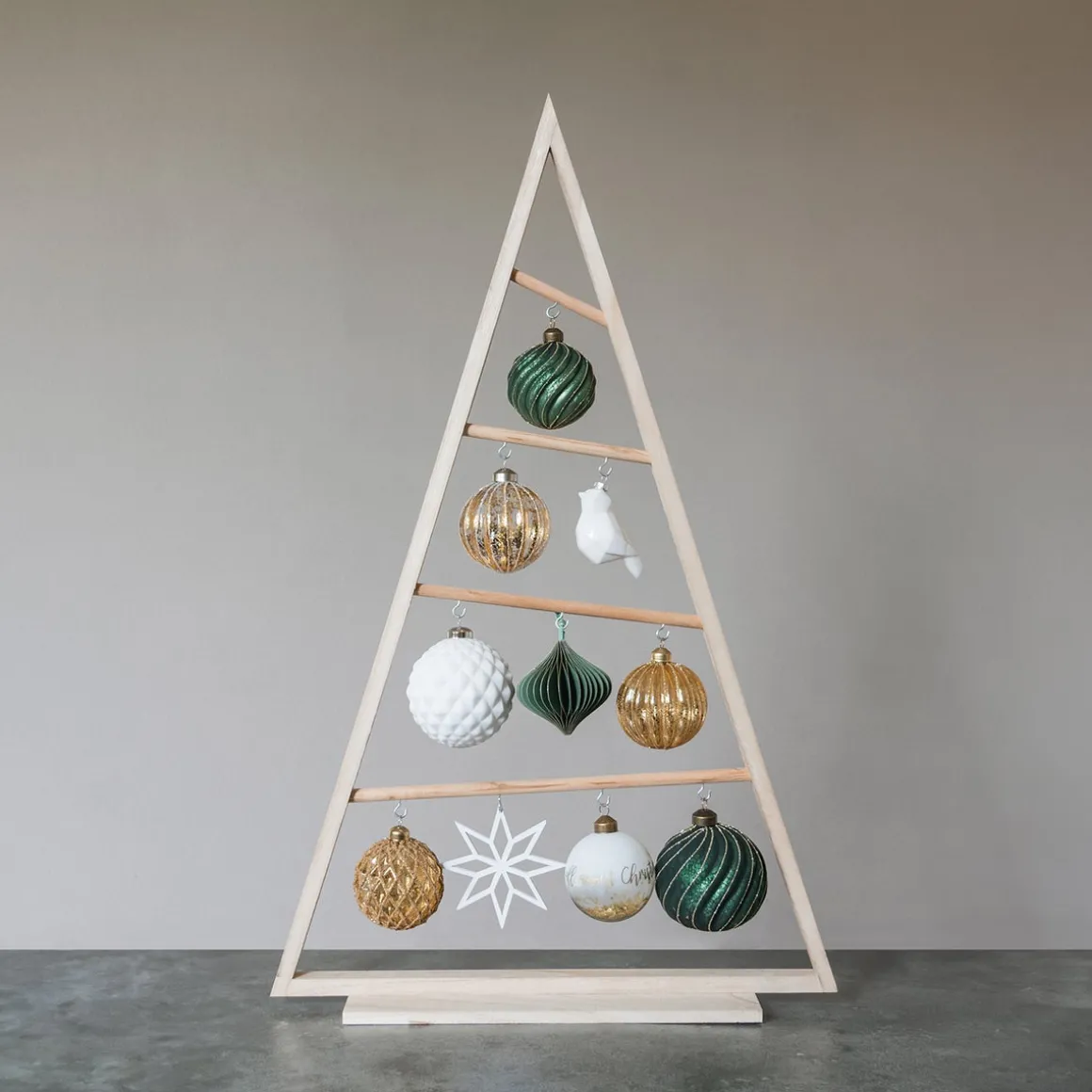 Christbaumschmuck Papier Zwiebelform, Grün, 8 Cm