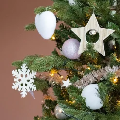 Christbaumschmuck-Komplett-Set „Romantic“, 140 Teile