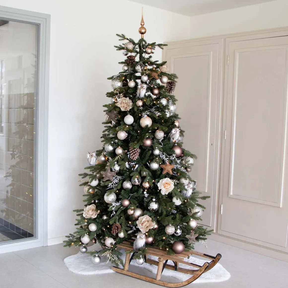 Christbaumschmuck-Komplett-Set „Cosy Premium“, 155 Teile