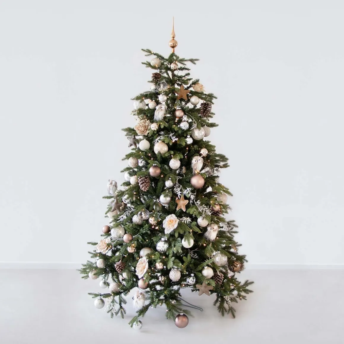 Christbaumschmuck-Komplett-Set „Cosy Premium“, 155 Teile