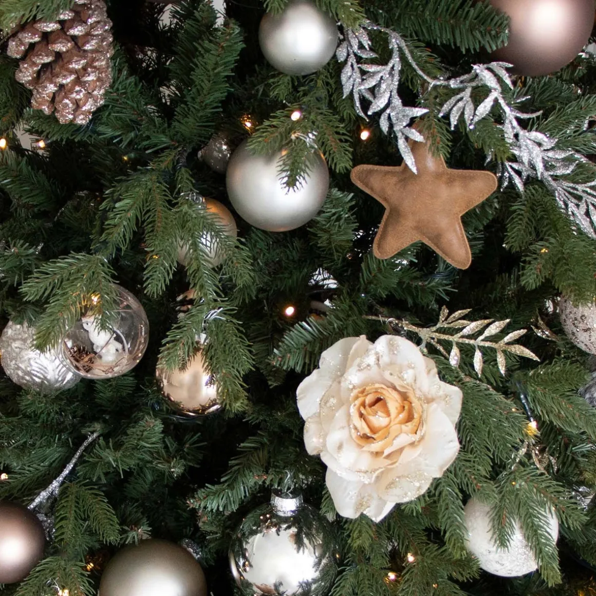 Christbaumschmuck-Komplett-Set „Cosy Premium“, 155 Teile