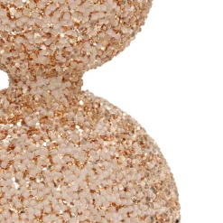 Cognacfarbene Baumspitze Aus Glas Mit Glitter