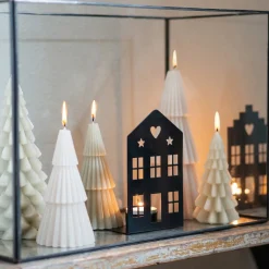 Dekorativer Glasbehälter Mit Metallrahmen