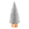 Deko-Weihnachtsbaum Silber, Aus Kunststoff, 15 Cm