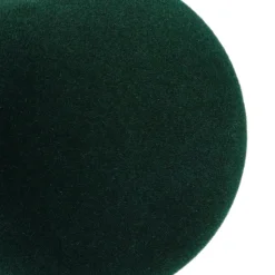 Dunkelgrüne Samt-Weihnachtskugel - Unzerbrechlich