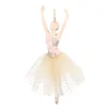 Eleganter Ballerina-Weihnachtsschmuck Mit Echtem Tutu