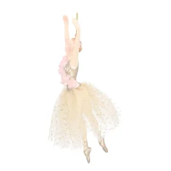 Eleganter Ballerina-Weihnachtsschmuck Mit Echtem Tutu