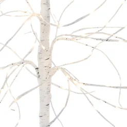 Eleganter Weißer Birkenbaum Mit LED-Beleuchtung