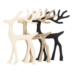 Elegantes Weißes Rentier Mit Kopf Nach Oben