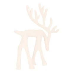 Elegantes Weißes Rentier Mit Kopf Nach Unten