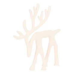 Elegantes Weißes Rentier Mit Kopf Nach Unten