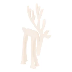 Elegantes Weißes Rentier Mit Kopf Nach Unten