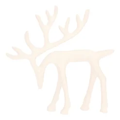 Elegantes Weißes Rentier Mit Kopf Nach Unten