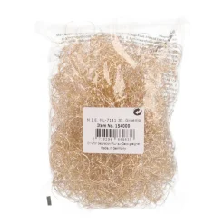 Engelshaar Lametta, Hellgold, Feines Metall, 15 G