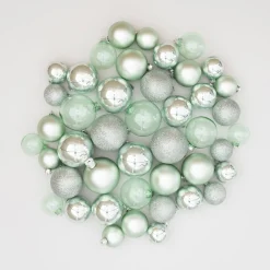 Eukalyptus Weihnachtskugel-Set 44 Stück In Praktischer Box